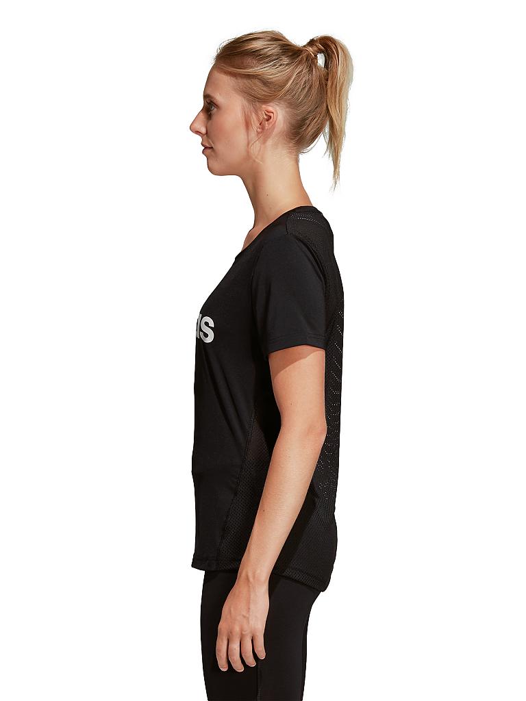 ADIDAS Damen Fitness Shirt Design 2 Move Logo schwarz | XS ADIDAS Damen Fitness Shirt Design 2 Move Logo schwarz | XS